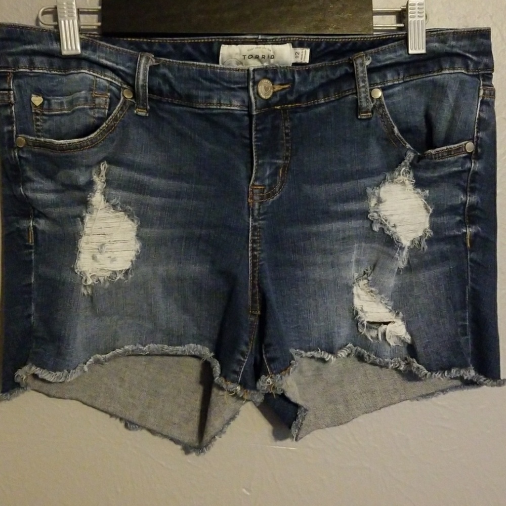 Torrid jean shorts